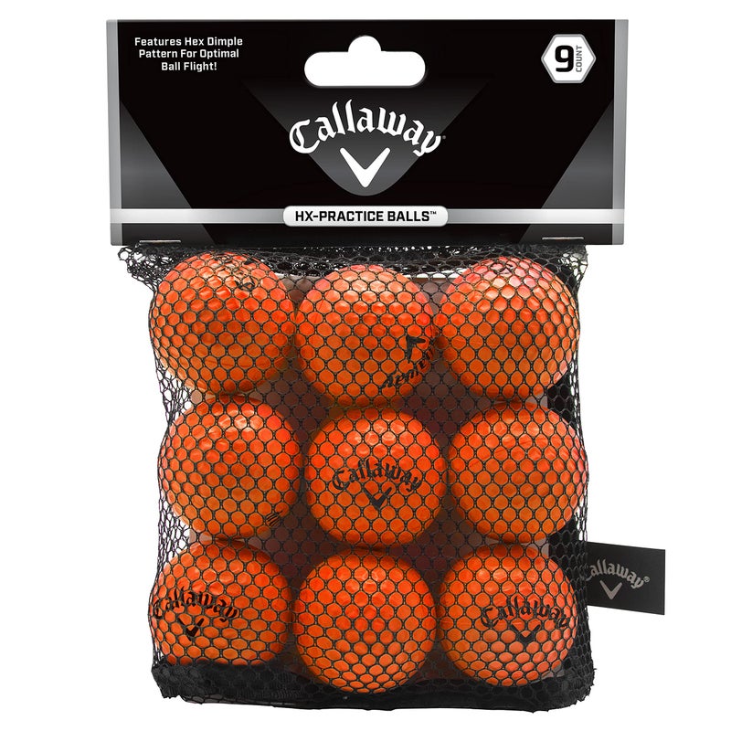 Callaway HX Soft Flight - Foam Practice Golf Balls, Orange (9 Pack) - Image 3