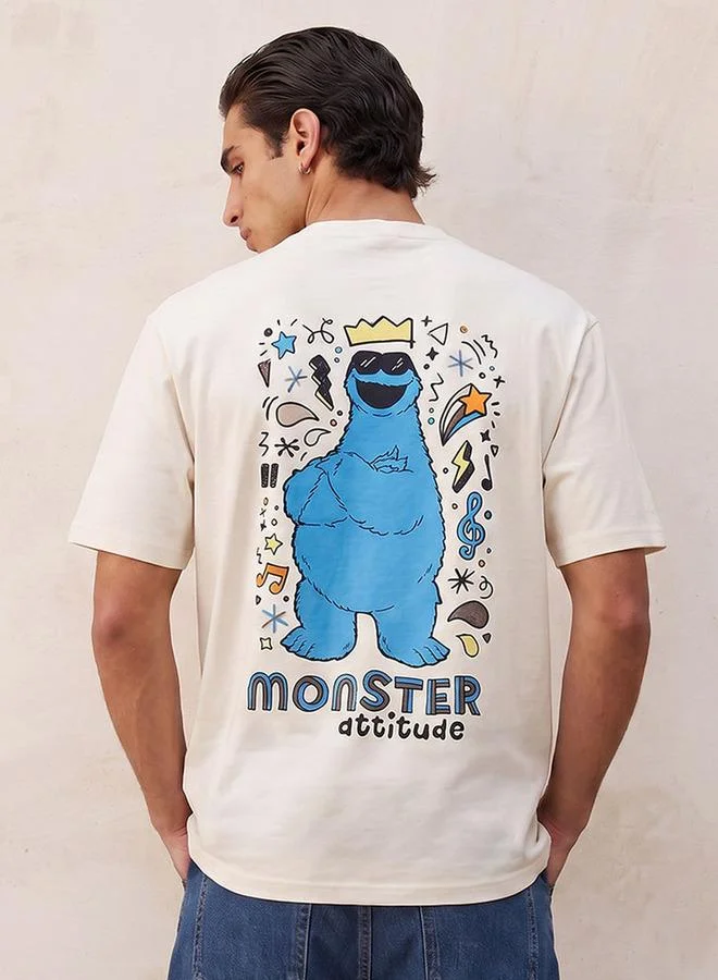 SP Characters Regular Fit Crew Neck Short Sleeves with Graphic T-shirt