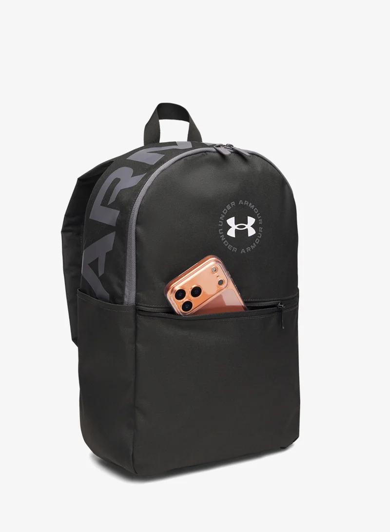 Under Armour Black / Black / Castlerock Essential Printed Backpack  | Best Price UAE