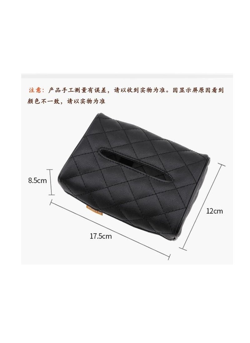 Generic - Leather Tissue Holder for Cars – Stylish and Functional Design for Multiple Placements W - Image 1