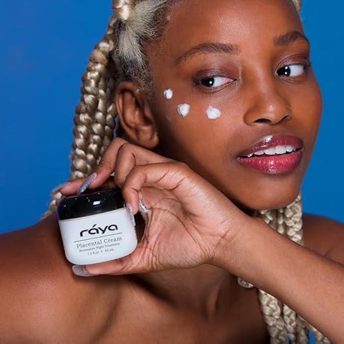 Raya SPA Placental Cream | Restorative Night Cream | Intensive Anti-Aging & Firming Face Moisturizer | Wrinkle Repair Facial Creme for Renewed Tone & Beauty Sleep - Skin Care Essentials - Image 5