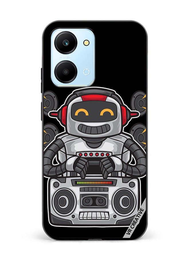 VR CREATIVE Protective Case Cover For Honor Play7T Speaker Monkey Design Multicolour - Image 1