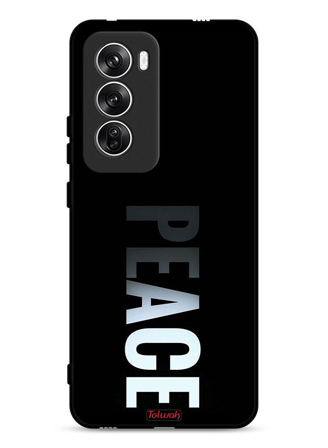 Tolwak Oppo Reno12 5G Protective Case Cover Peace - Image 1