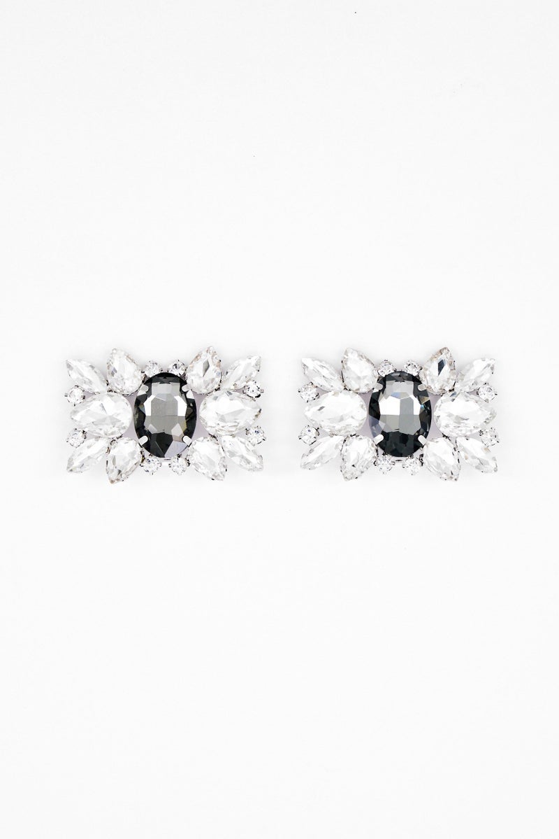 Badgley Mischka Women 1 Pair Embellished Attachable Shoe Clips, Muticolor - Image 4