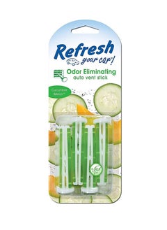 REFRESH Cucumber Melon Auto Vent Stick  Car Air Freshner 