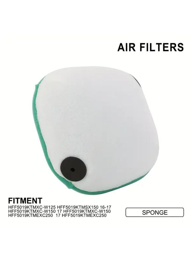 Green Foam Air Filter Cleaner For TC125 2016 2017 TX125 300 2017 TE150 250 300 2017 FC250 350 450 2016 2017 FE250 350 450 2017 FS450 2016 2017 SX250 2017 EXC250 300 2017 EXC F250 350 450 500 2017 SX F250 350 450 2016 2017 - Image 3