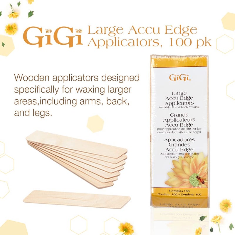 Gigi Accu Edge Wax Spatulas, 100 applicator - Image 2