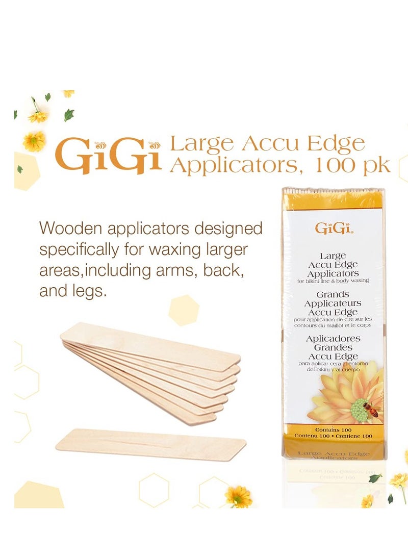 GiGi Gigi Accu Edge Wax Spatulas, 100 applicator  - Image 2