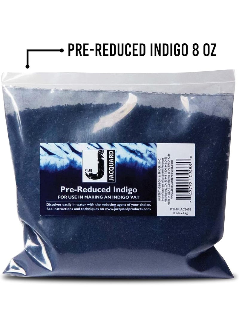 Jacquard Jacquard Blue Indigo Dye  8 Oz Create Your Own Shibori Bag Macrame Pillow  - Image 2