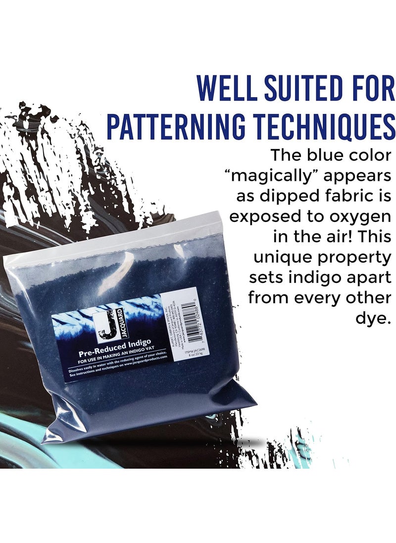 Jacquard Jacquard Blue Indigo Dye  8 Oz Create Your Own Shibori Bag Macrame Pillow  - Image 5