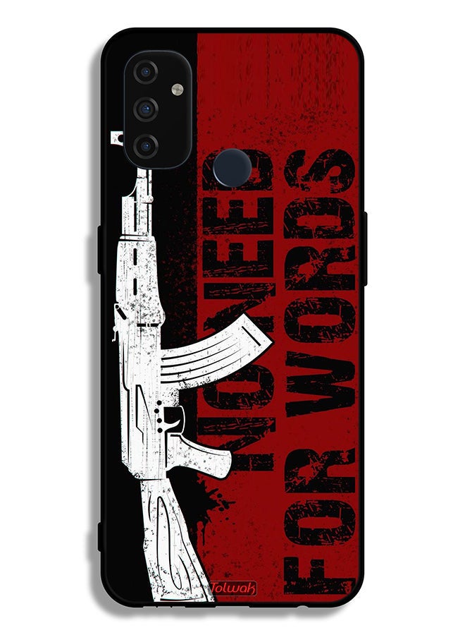 Tolwak OnePlus Nord N100 Protective Case Cover No Need For Words - Image 2