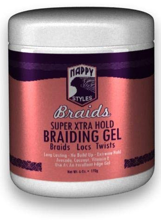 Nappy Styles Nappy Syles Braids Super Extra Hold Braiding Gel (Pack of 2)