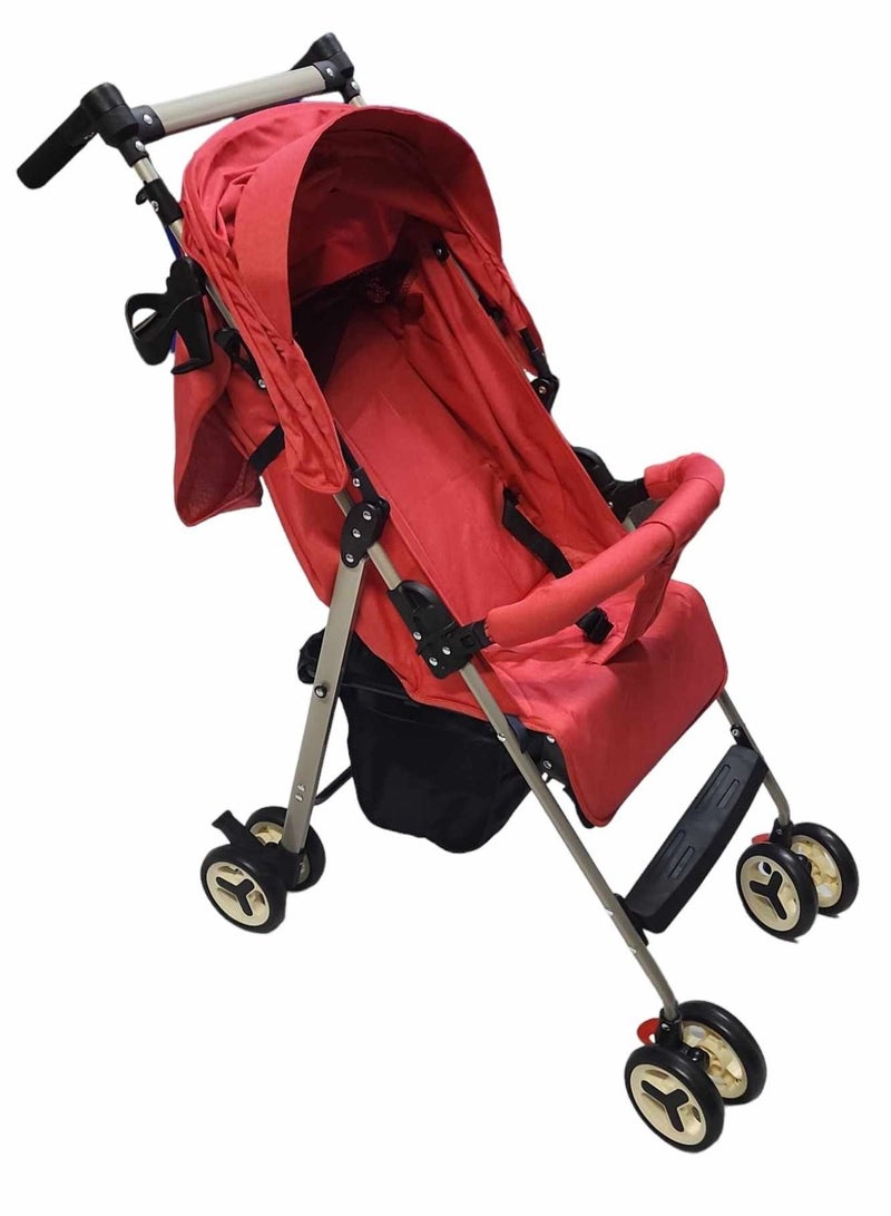 BABYCARA Lightweight Aluminum Stroller with Rotating Arms Cup holder and storage - Image 2