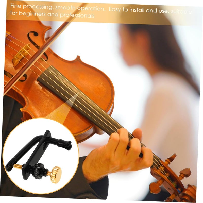 Violin Fine Tuners String Adjusters for Violins Easy Installation Design for Strings Compatible Acoustic and Electric Models - Image 2