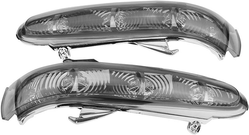 comfrt 1Pair Rearview Side Mirror Turn Signal Indicator Smoke Lens Replacement for Mercedes W220 S-Class W215 CL-Class Mercedes W220 Mirror Light - Image 1