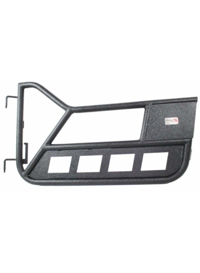 Fishbone Offroad Automotive Fishbone Offroad FB24077 Jeep Front Tube Doors 97-06 Wrangler TJ Black Textured Powdercoat Steel - Image 1