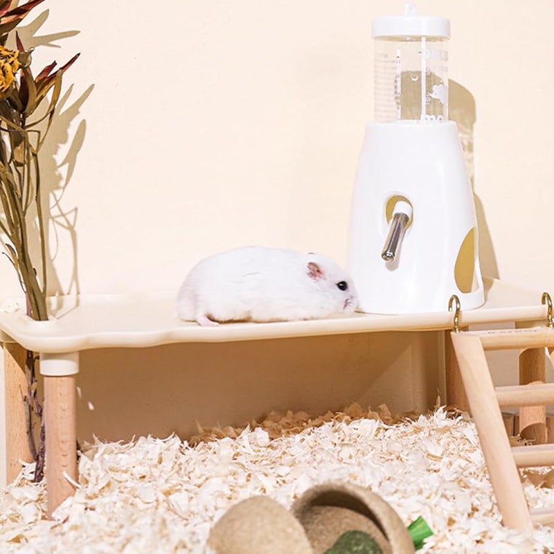 Large Vertical Hamster Water Bottle with Stand for Rabbits Guinea Pigs Chinchillas - Image 5