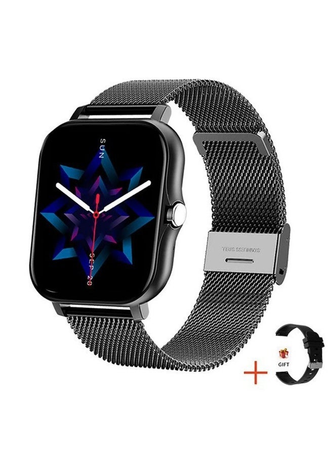 Smart Watch for Women Men (Answer/Make Call), Fitness Tracker for Android Ios Phones Waterproof Smartwatch 1.7 HD Full Touch Screen Activity Trackers Heart Rate Sleep Monitor Pedometer - Image 2