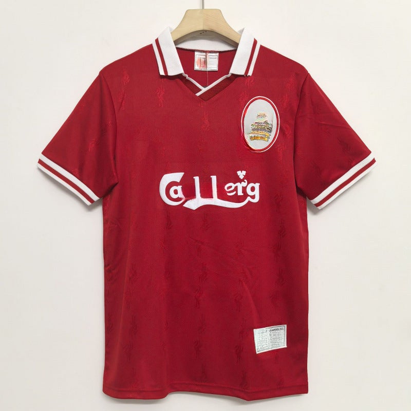 Vintage Paris Barça France Portugal Classic Nostalgic Vintage Short Sleeve Jersey Adult Football Clothes - Image 1