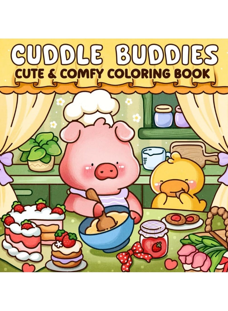general Spooky Cutie: Coloring Book for Adults and Teens Featuring Adorable Creepy Creatures in Cozy Hygge Moments for Relaxation