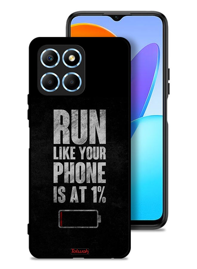 Tolwak Honor X8 5G Protective Case Cover Run Like Your Phone Is At 1 Percent - Image 1