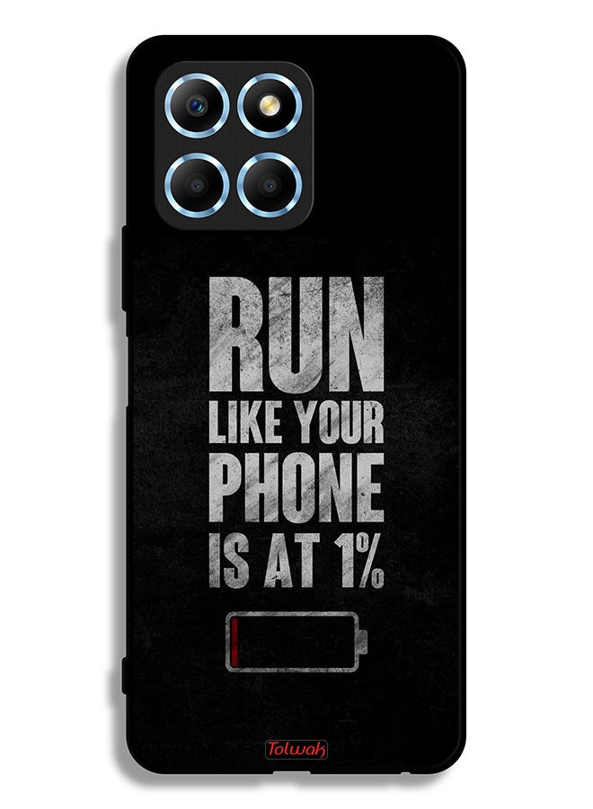 Tolwak Honor X8 5G Protective Case Cover Run Like Your Phone Is At 1 Percent - Image 2