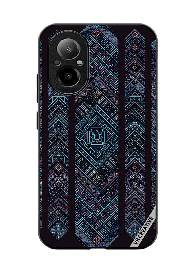 VR CREATIVE Protective Case Cover For Realme C67 4G Mandala Design Multicolour - Image 1
