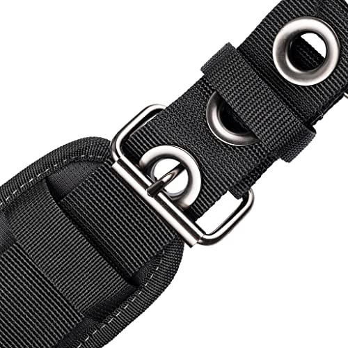 Dead On Tools - 1680 Denier Poly Carpenter’s Tool Belt with Suspenders (HDP400945) , Black - Image 4