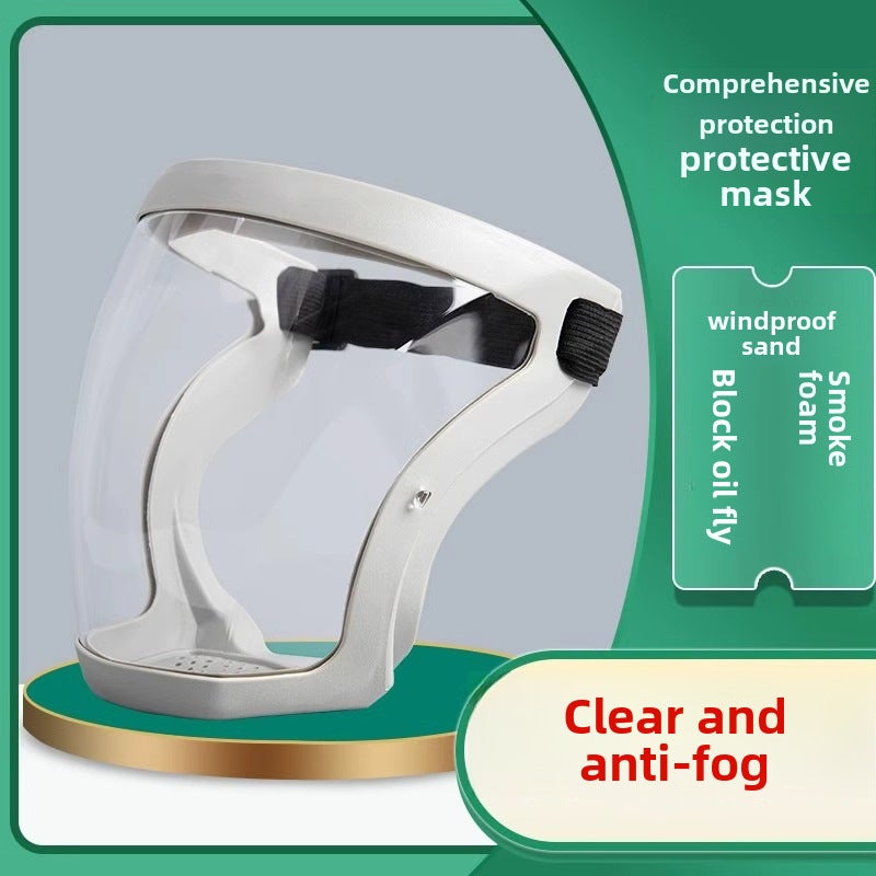 Generic Full Face Anti-Fog Safety Goggles Gray frame transparent sheet