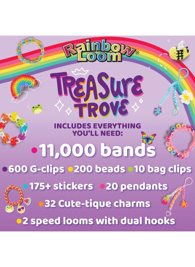 Rainbow Loom: Treasure Trove - DIY Rubber Band Bracelet Craft Kit with Case - 11,000 Loom Bands & Accessories, Design & Create, Ages 7+ Amazon Exclusive - Image 3