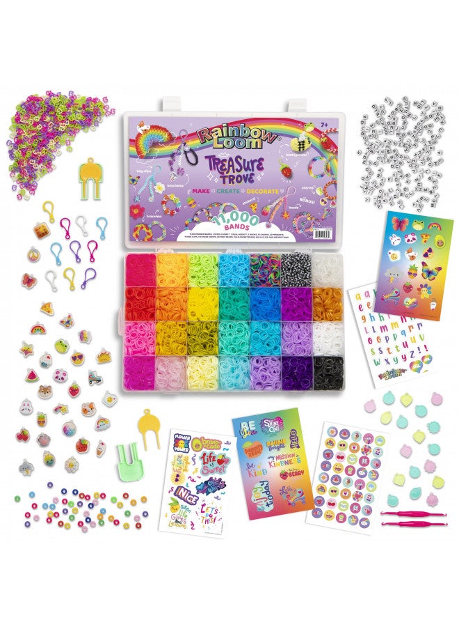 Rainbow Loom: Treasure Trove - DIY Rubber Band Bracelet Craft Kit with Case - 11,000 Loom Bands & Accessories, Design & Create, Ages 7+ Amazon Exclusive - Image 2