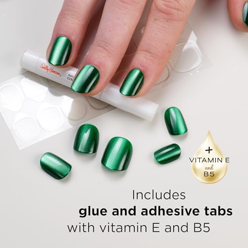 Sally Hansen Salon Effects Perfect Press-On Nails | Almond Shape | Easy to Apply, Non-Damaging | 30 Nails, Nail Glue, Adhesive Tabs, File | ASAP Apple - Image 3