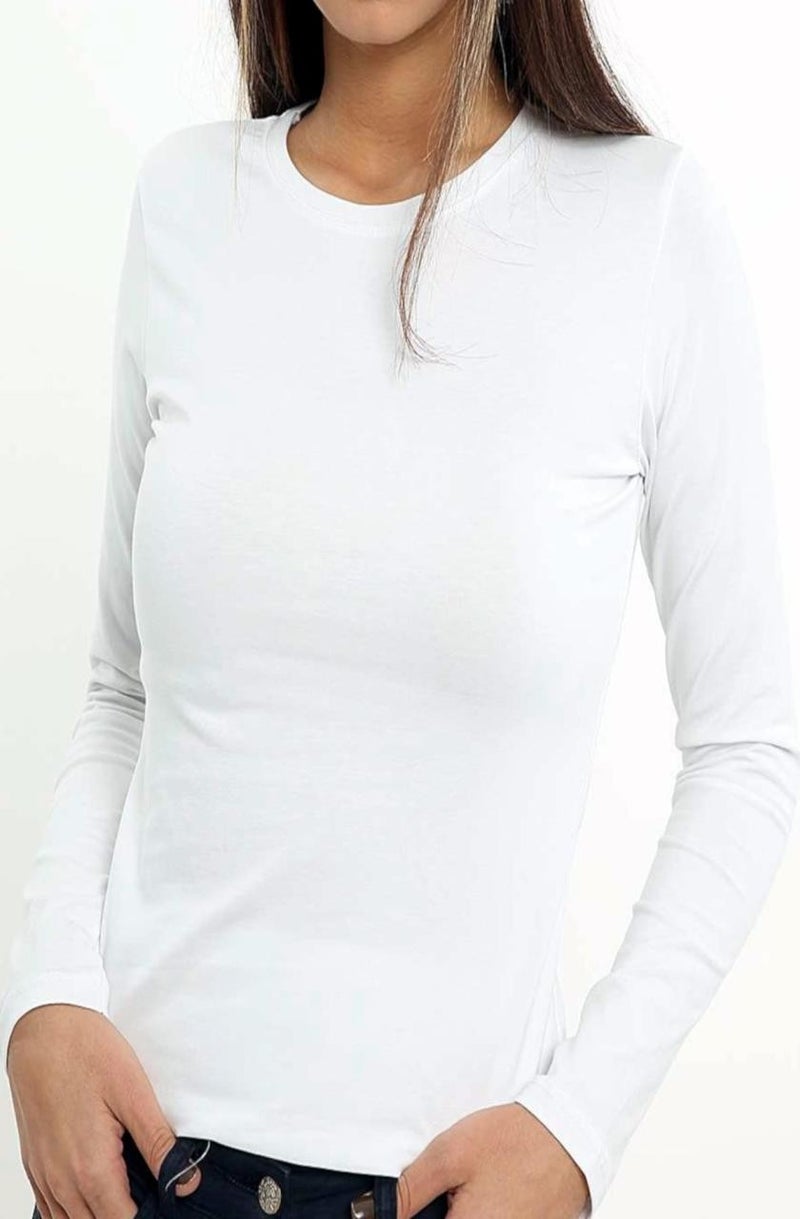 Tutku Elit Zero Collar Lycra Long Sleeve Women's T-Shirt ELT 2203