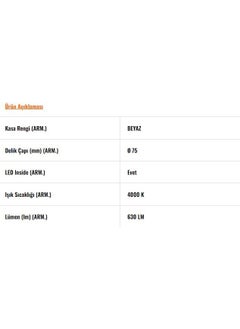 JUPITER LD700 B840 LD700 White Fixed LED Spot (4000K)  - Image 3