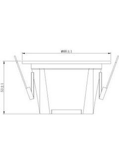 JUPITER LD700 B840 LD700 White Fixed LED Spot (4000K)  - Image 2