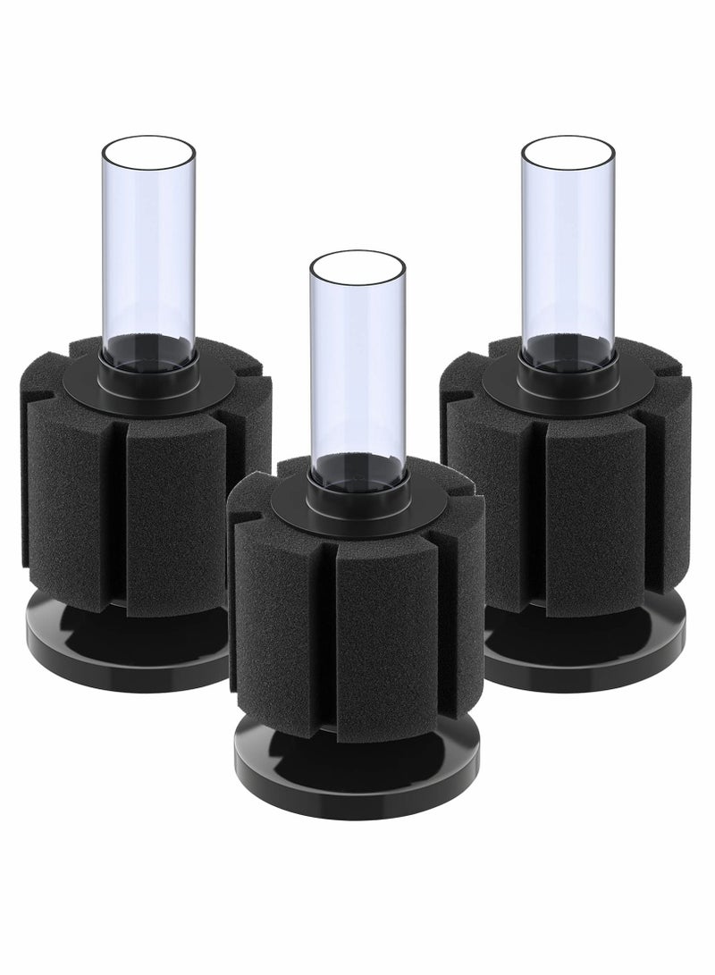 Generic Aquarium Fish Tank Biochemical Cotton Filter Nano Bio Sponge Filter Quiet Betta Fry Shrimp and Small Fish Foam Filter, for Fish Tank Up to 10 60 Gallon Water Fairy Cotton 3 Pack XY2835 - Image 1