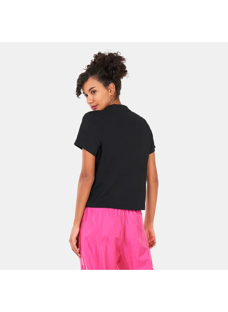 PUMA Women's Classics Ribbed Slim T-Shirt