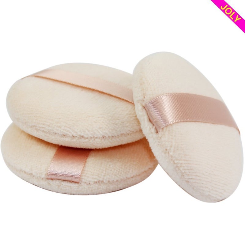 Joly Powder Puff for Makeup Face Powder (3 Pieces) - Image 4