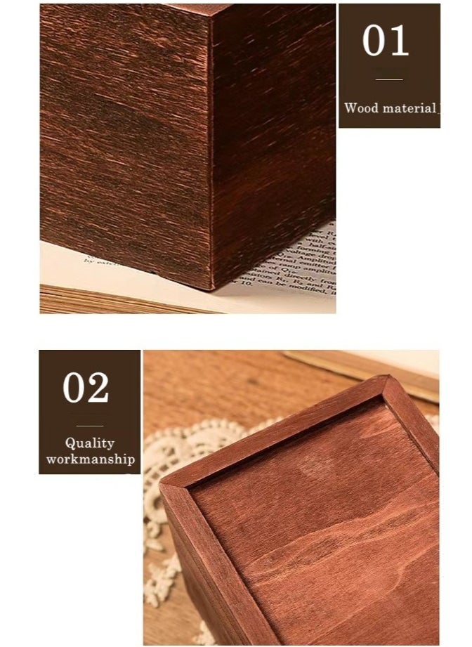 1-Piece Wooden Tissue Box Rectangle Shaped Tissue Box Brown/White 20x13x10 Centimeter - pzsku/Z13D0D6C940042B49F81EZ/45/_/1713371743/391130fc-3eac-4291-9af4-29a9b789755e