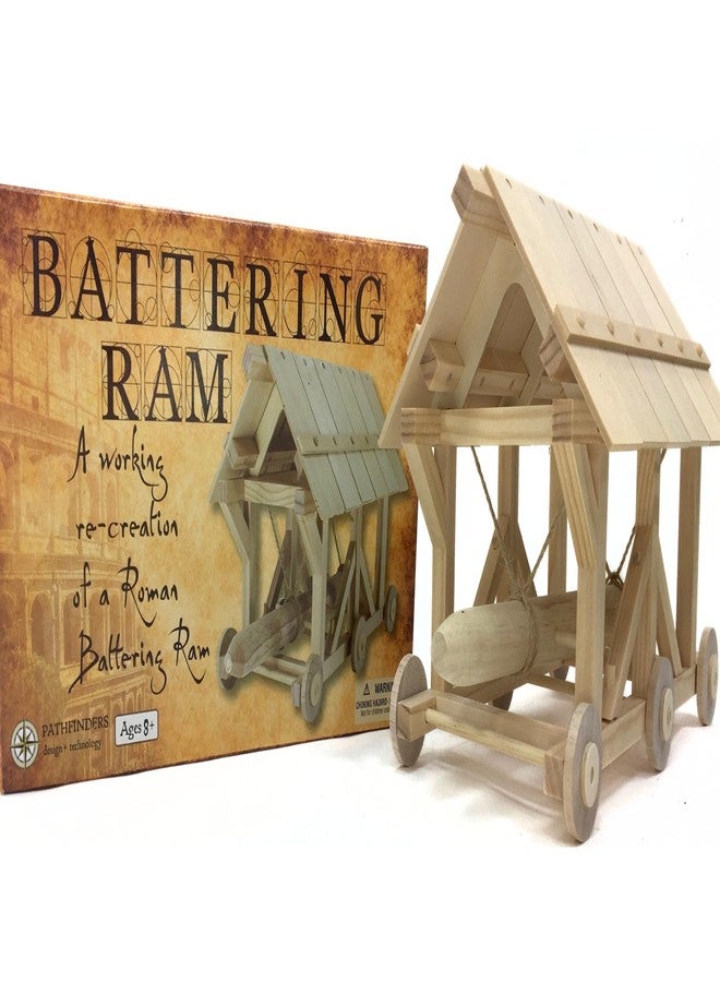 Pathfinders STEM kit | Roman Empire Battering Ram | Medieval Weapons Science Kits for Kids Age 8-10 10-14 | stem Kits for Kids Age 12-14 Physics Toys | Engineering kit | Learning Resource - Image 1