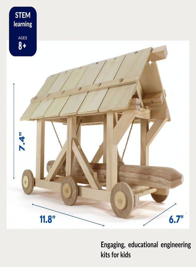 Pathfinders STEM kit | Roman Empire Battering Ram | Medieval Weapons Science Kits for Kids Age 8-10 10-14 | stem Kits for Kids Age 12-14 Physics Toys | Engineering kit | Learning Resource - Image 4