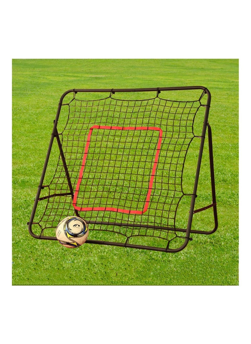 Generic - Football Kickback Rebounder Adjustable Angles Training Net 120x120cm - Image 1