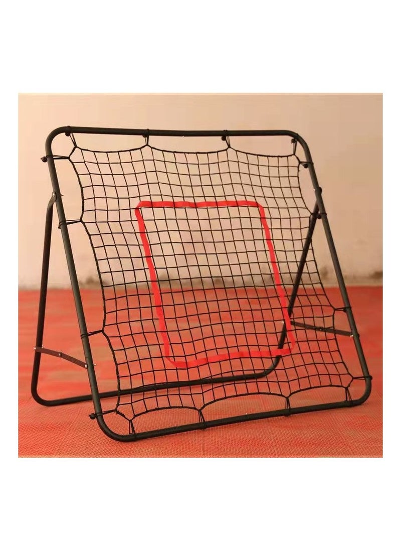 Generic - Football Kickback Rebounder Adjustable Angles Training Net 120x120cm - Image 1