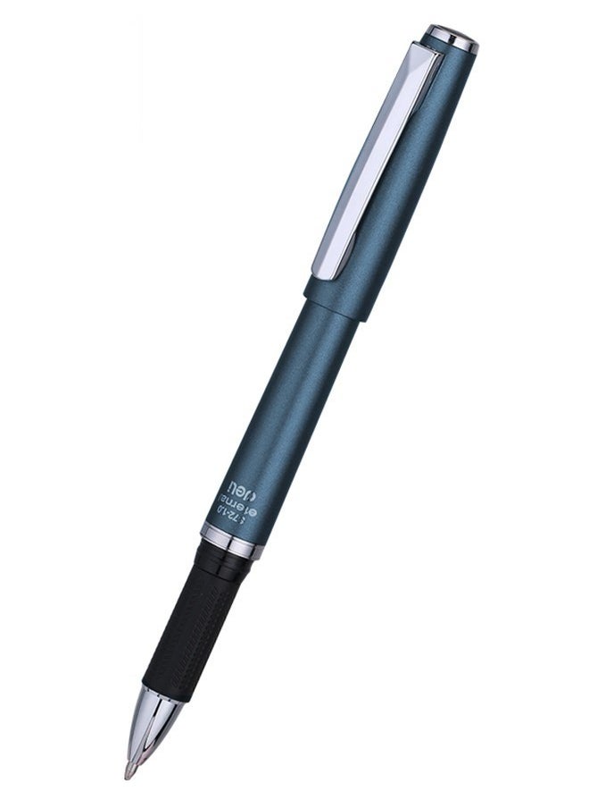 ديلي - معدن مكتب رصاصة هلام قلم حبر أخضر 1.0mm أسود - Image 1