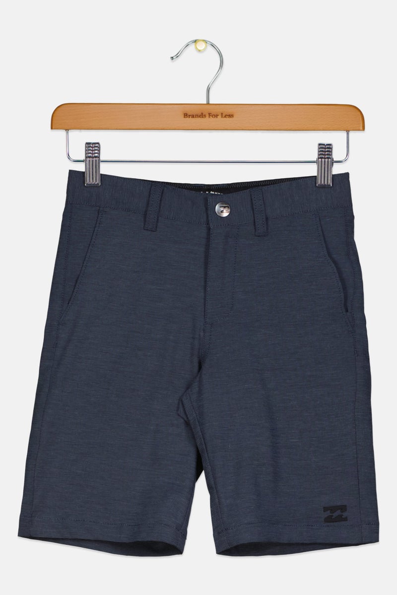 Billabong Toddlers Boy Brand Logo Walking Shorts, Charcoal - Image 1