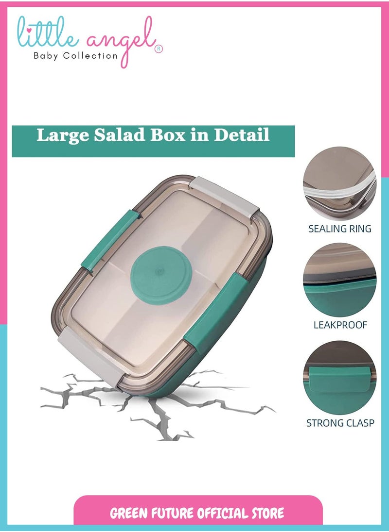 Kids Bento Lunch Box 2000ml – Leak-Proof, Insulated, Eco-Friendly, with Compartments – Ideal for School & Travel - pzsku/Z13D114D6A69EAC30A6D2Z/45/_/1734541790/04f0f525-896c-4835-bf12-de22724d91d6