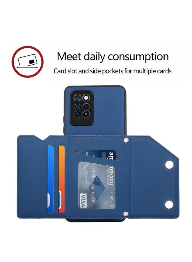 S-TOP Case For Infinix Note 10 Pro Skin Feel PU + TPU + PC Phone Case - Image 5
