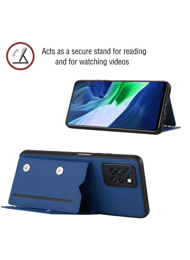 S-TOP Case For Infinix Note 10 Pro Skin Feel PU + TPU + PC Phone Case - Image 4