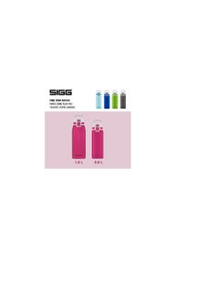 Sigg Total Colour Berry Water Bottle (0.6 L), Pollutant- And Bpa-Free Leak-Proof Bottle, Lightweight And Shatter-Proof Tritan Plastic Bottle  - Image 2