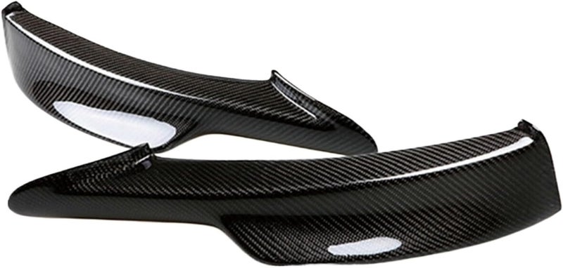 DEMULAX Carbon Fiber Front Bumper Side Splitter Cover Lip - Image 1